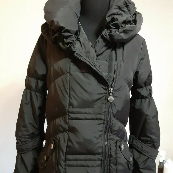Betsey Johnson Jackets & Blazers - BETSY JOHNSON mid-length sporty down coat with hoo